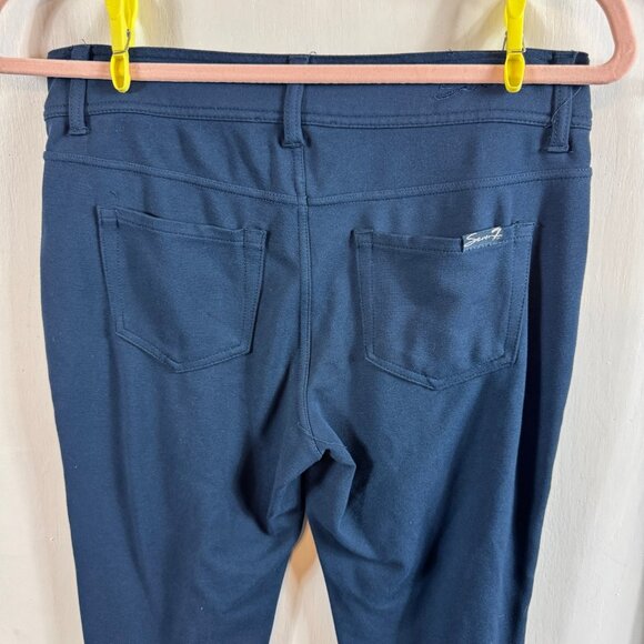 Seven7 Premium Navy Jeggings Size 4 Women’s Pull-On Skinny Pants Stretch Rayon - Picture 7 of 9